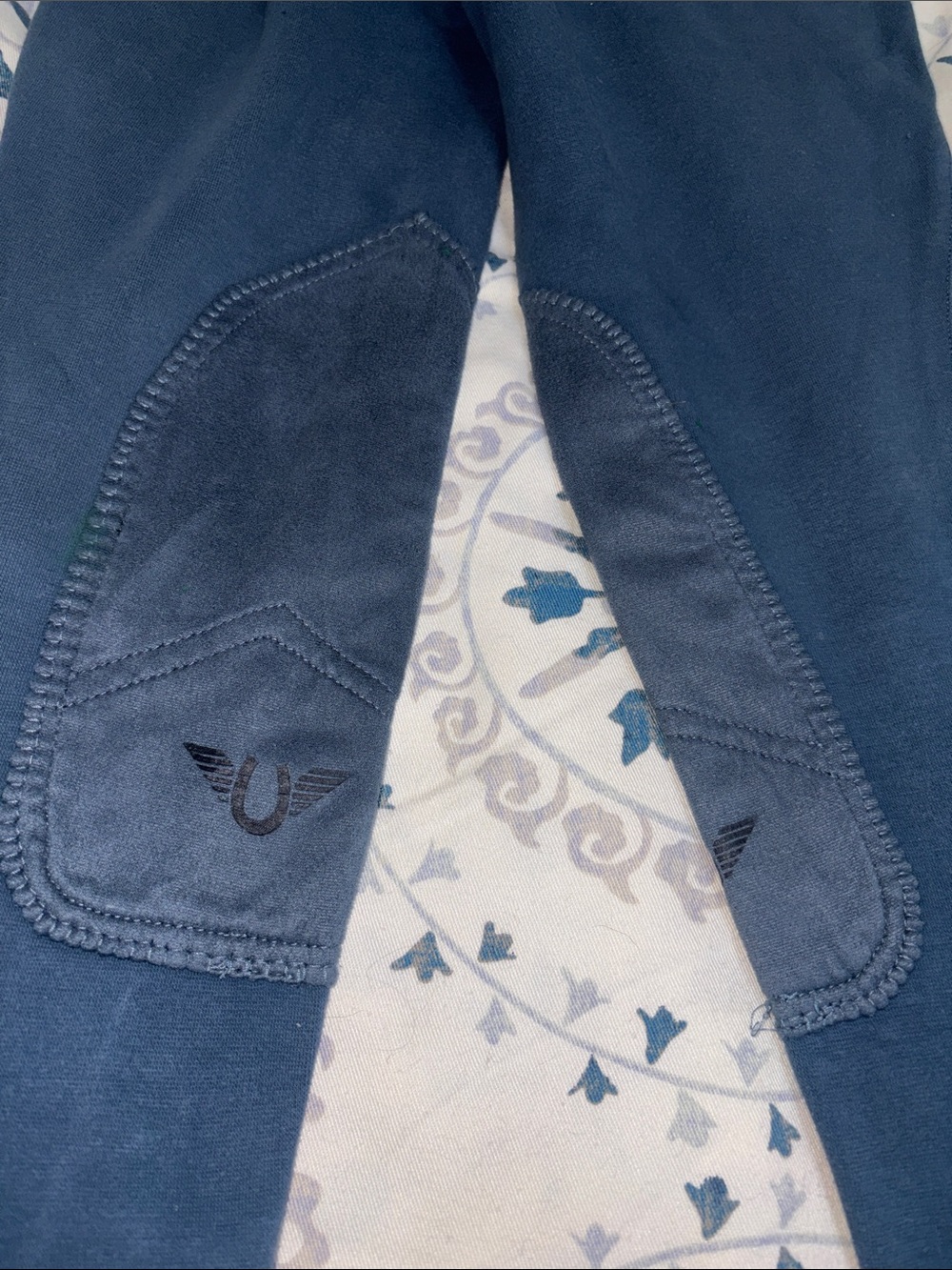 Tuff Rider Kids Navy Riding Breeches sz - Picture 2 of 6